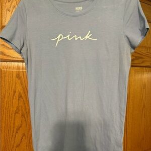 PINK Victoria's Secret Blue Tee